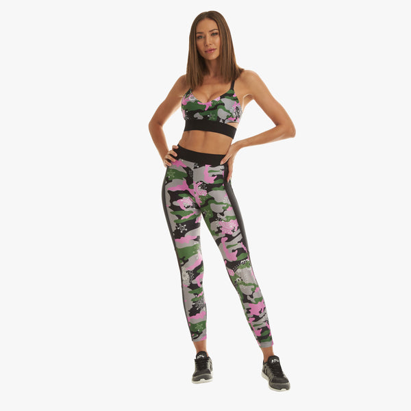 KORAL Emblem High Rise Cropped Legging - Bandana Troop