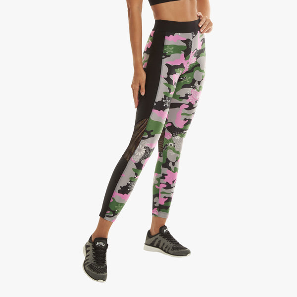 KORAL Emblem High Rise Cropped Legging - Bandana Troop