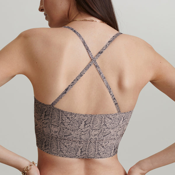 Varley Irena Bra Tan Snake
