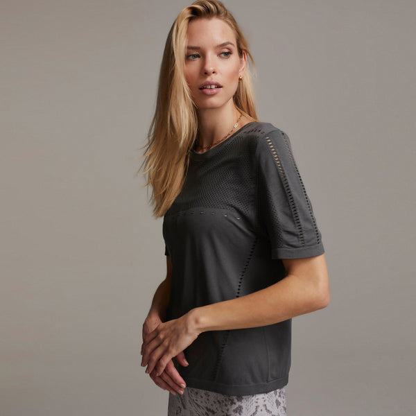 Varley Jefferson Tee - Dark Shadow