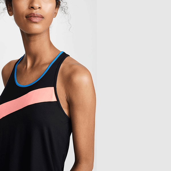 Splits59 Pin Tank Black/Neon Coral