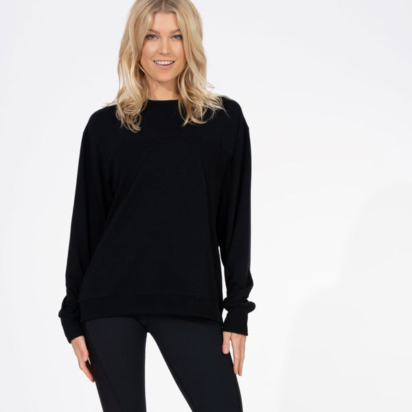 Thrive Société Ribbing Crew Sweatshirt